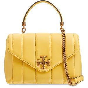 Tori Burch Kira Top-Handle Satchel in Beeswax